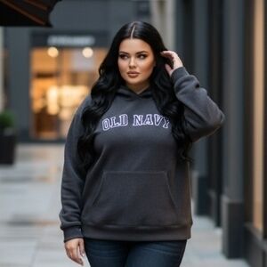 Old Navy Women's Charcoal Hoodie